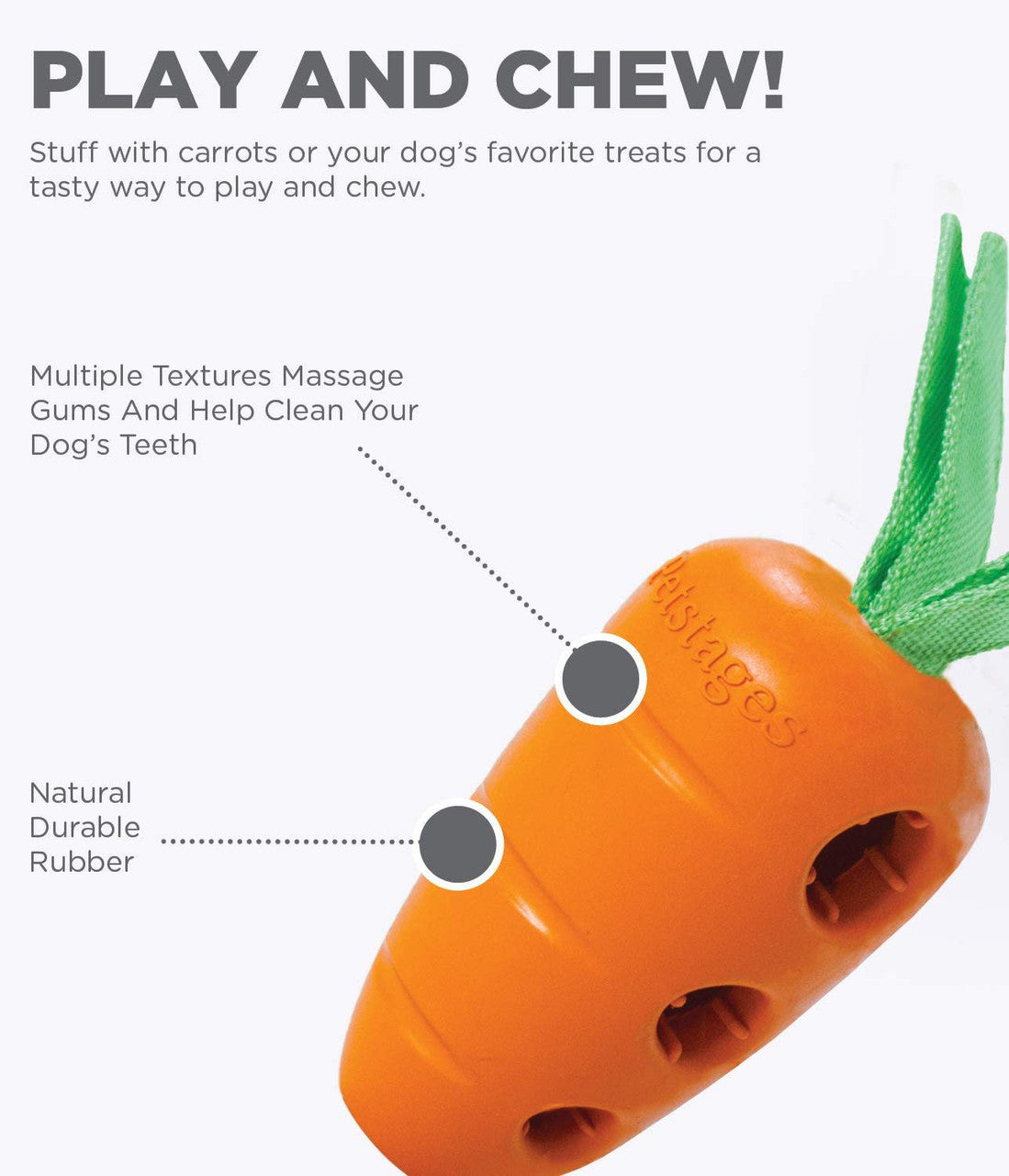 Carrot Stuffer Treat-Dispensing