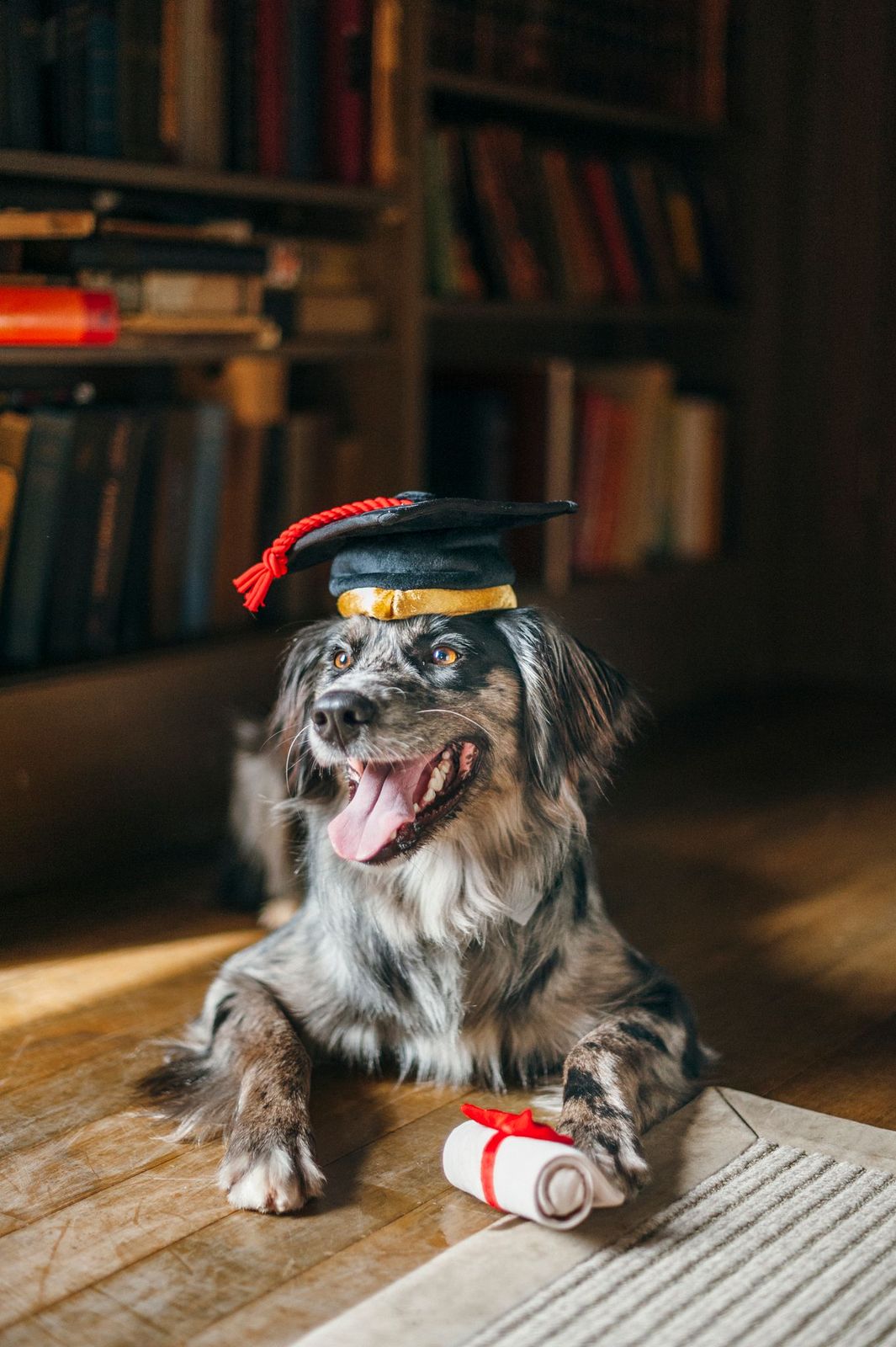 Birrete y diploma de graduación
